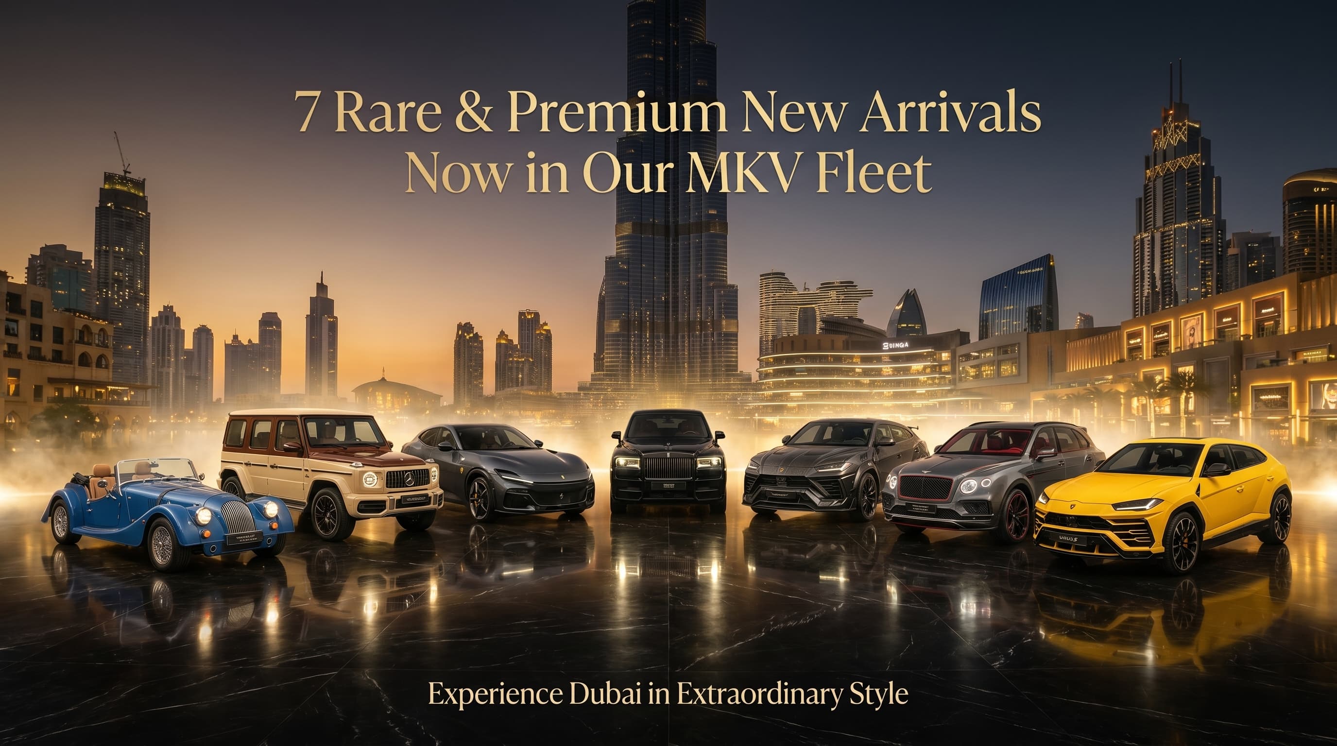 7 Rare & Premium New Arrivals – Now in Our MKV Fleet!